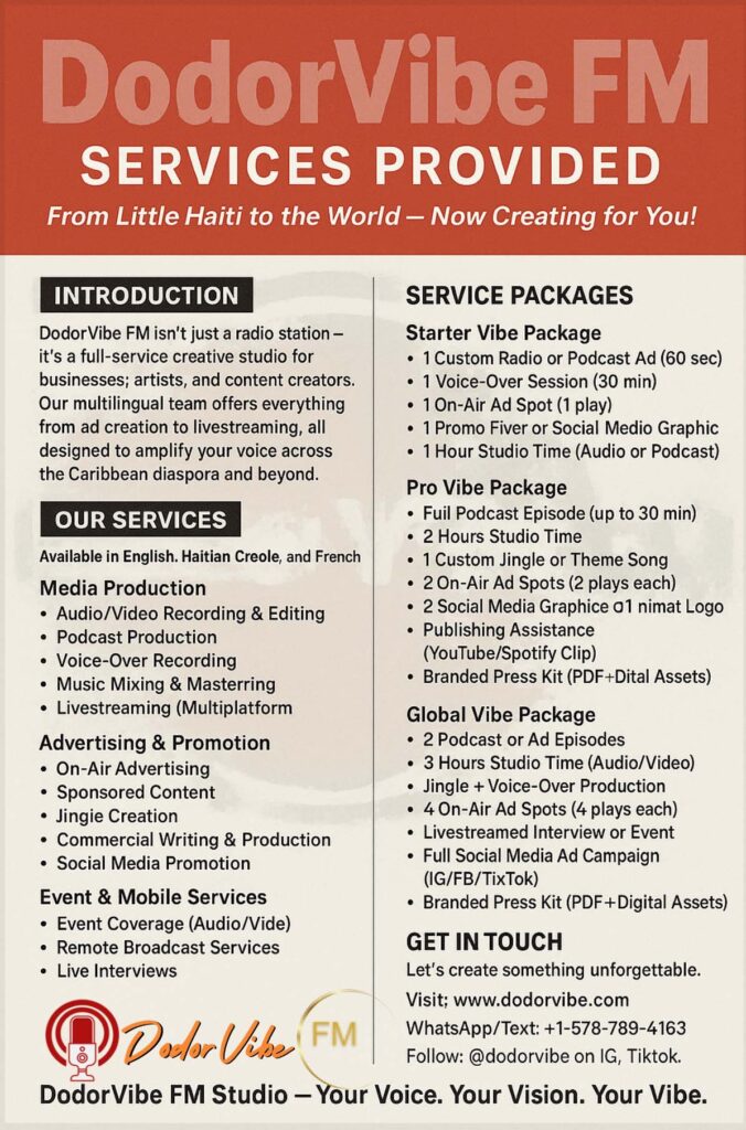 DodorVibe Services